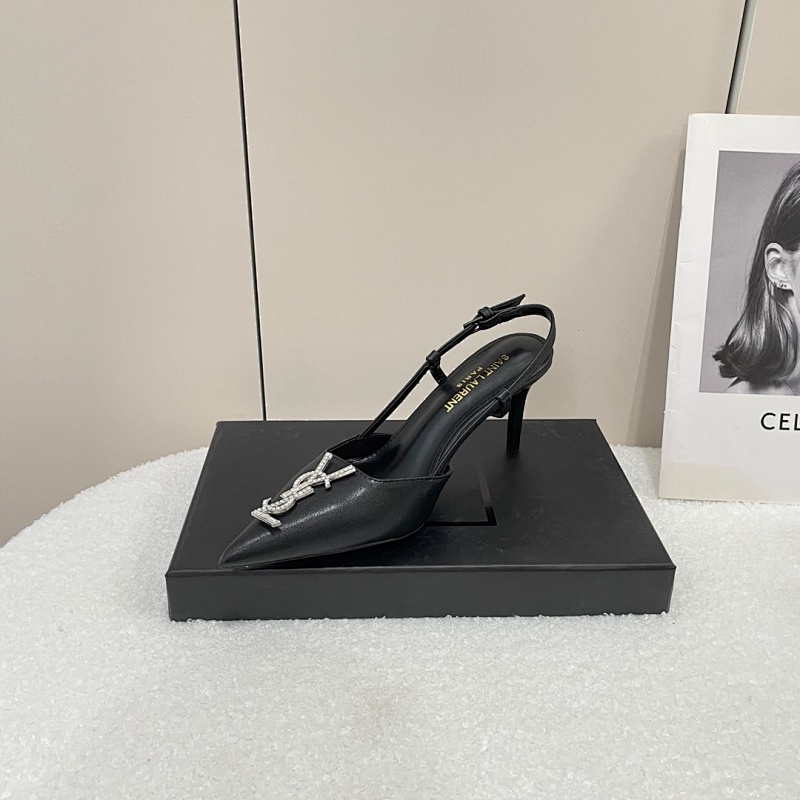 MYS2 Synthetic Leather 8CM Slippers Size 35-42 Shoes with Box