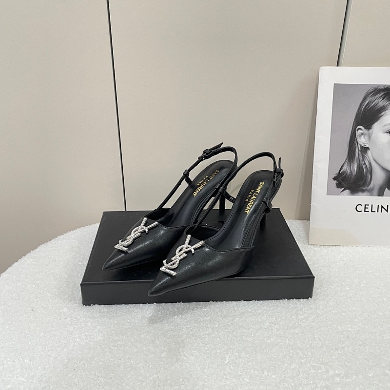 MYS2 Synthetic Leather 8CM Slippers Size 35-42 Shoes with Box