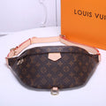 LLP15 Belt leather bag 37x14x13cm  for women and men bag