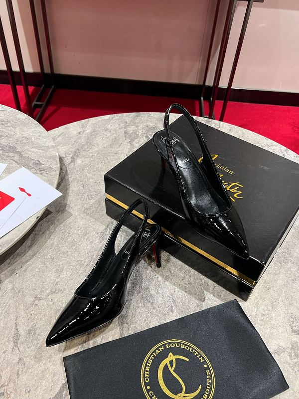 OCLS2 Real Leather 6.5CM Heel Women 35-43 Cowhide shoes With box