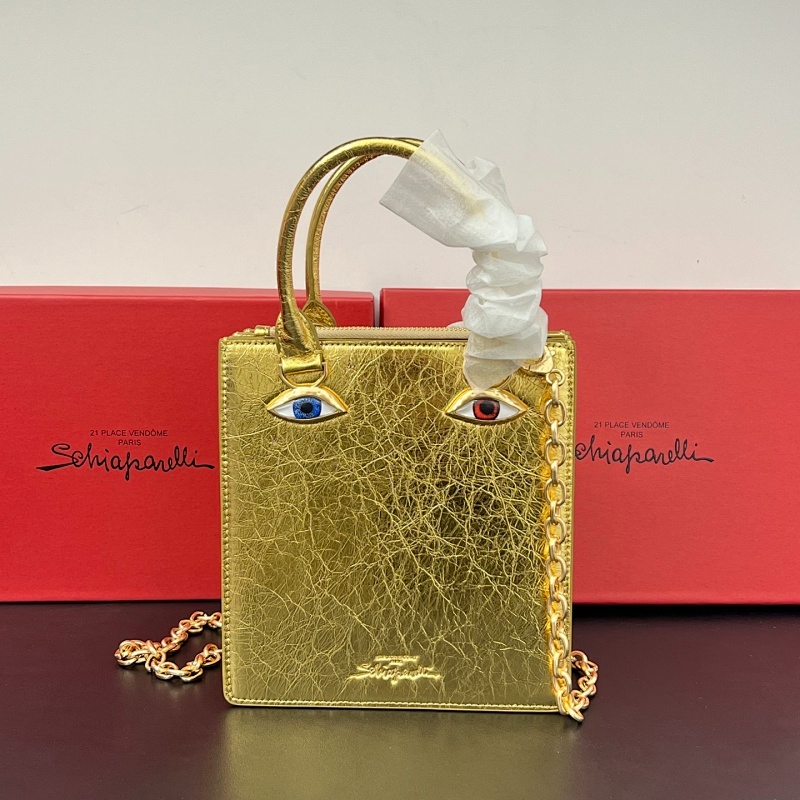 LSP1 Leather shoulder bag 17-15-6CM Hand Bags with Box