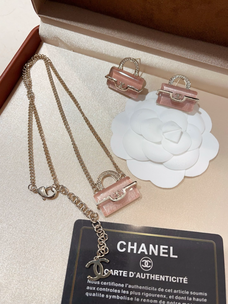 X746  Women's necklace earrings bag set jewelry