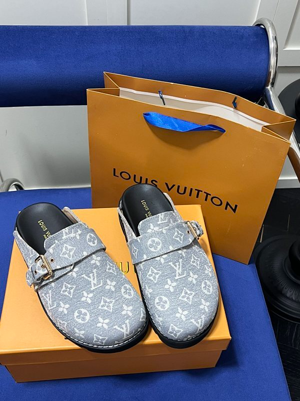 MJLS7 Synthetic Leather slippers Women shoes 35-42 With box