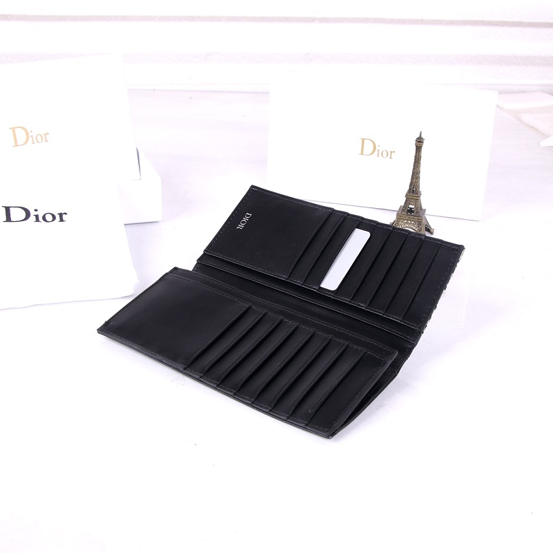 LDP43 Leather Wallets 17.5-8.5-1.5CM with box
