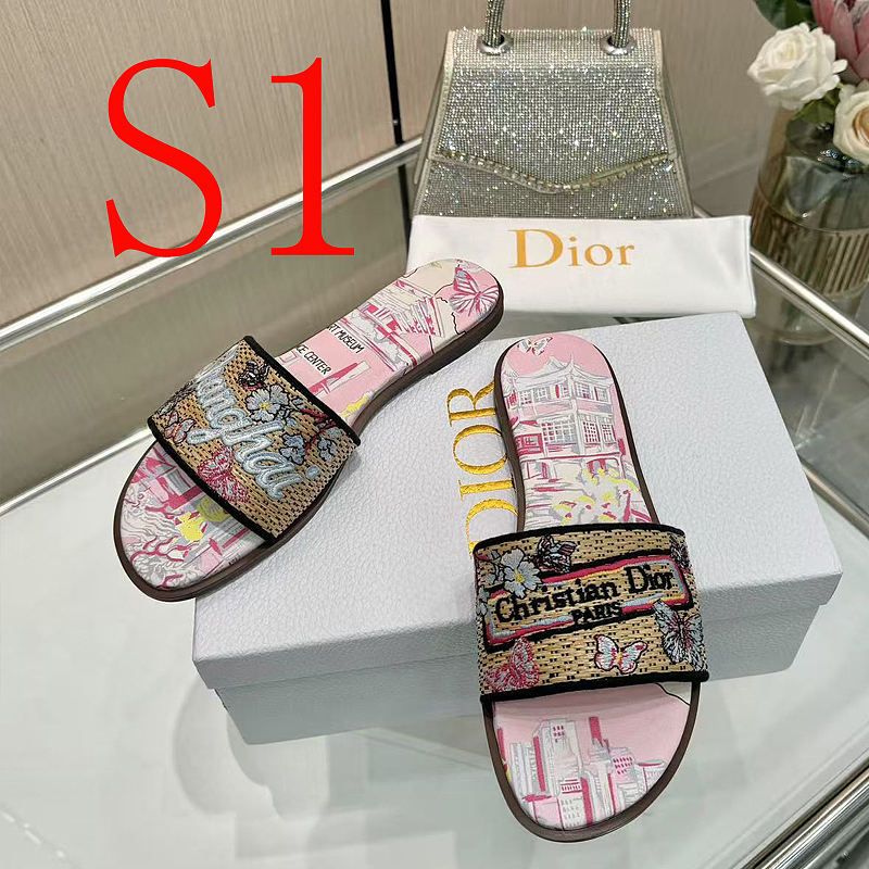 SHDS10 Women slipper Shoes 36-43 with box