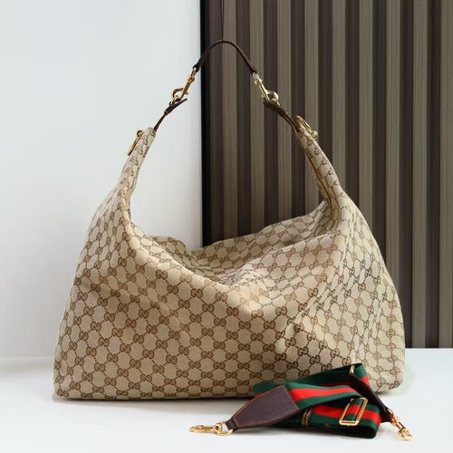 1: 1. Highest quality GG bag 46cm original quality women's travel shopping bag