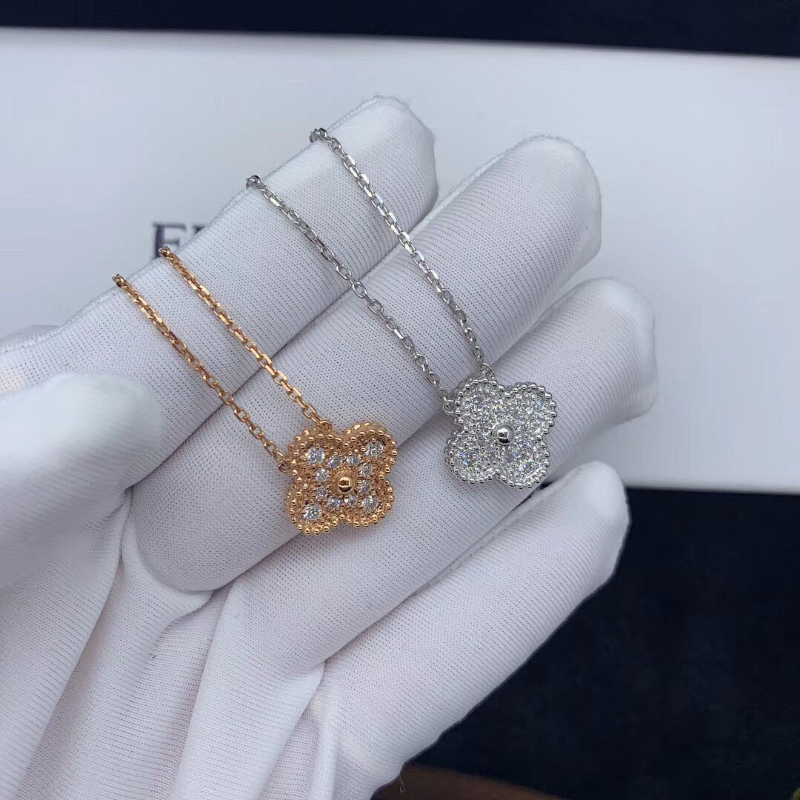 VAN61  Women's Full Diamond Necklace Jewelry