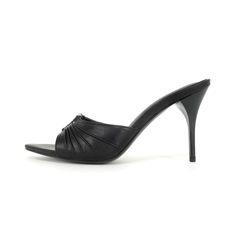 OYS12 Classic 6.5CM 9CM High heels 35-43 for women Leather shoes Box