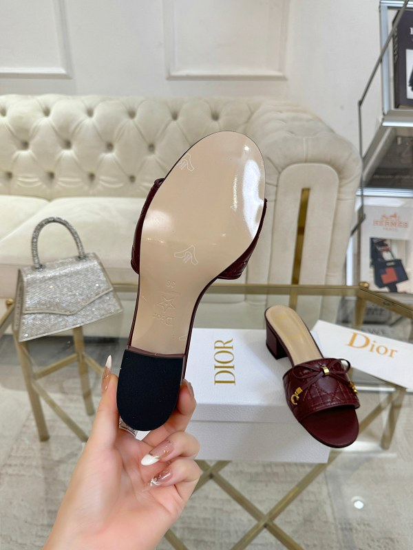 SHDS11 Women 5.5CM Heel slipper Shoes 35-42 with box