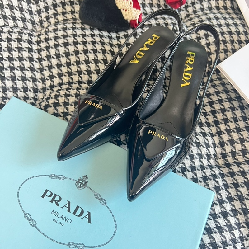 MPS7 Synthetic Leather Heel 7CM Women shoes 35-40 With box