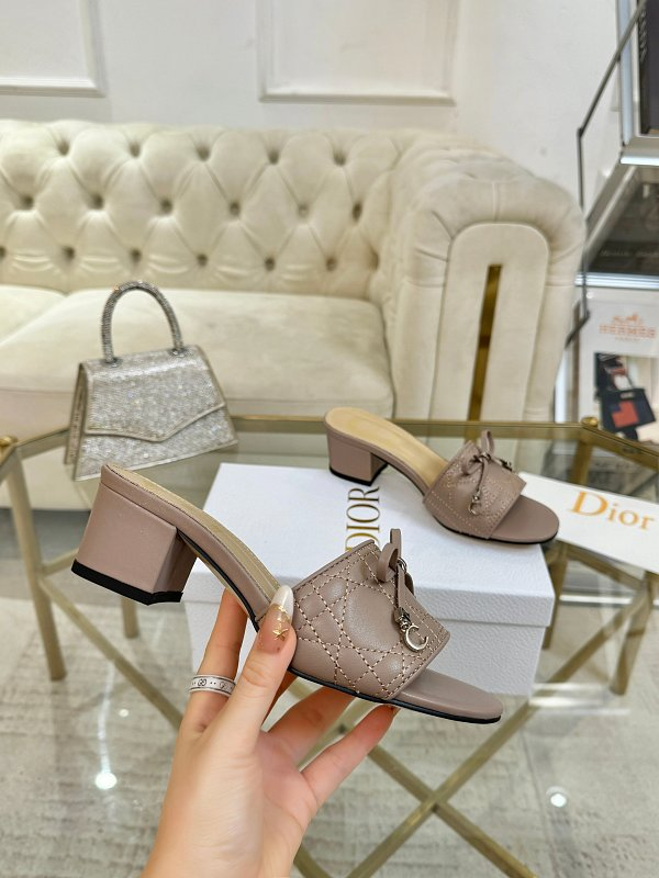 SHDS11 Women 5.5CM Heel slipper Shoes 35-42 with box