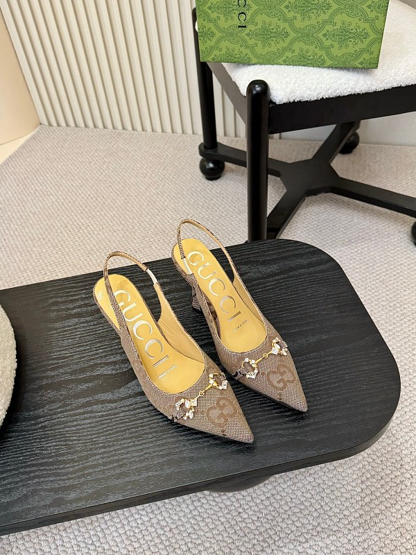 SHGS5 Leather 8.5CM Heel Women 35-42 shoes With box