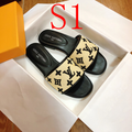 MJLS13 synthetic Leather slippers Women shoes 35-42 With box