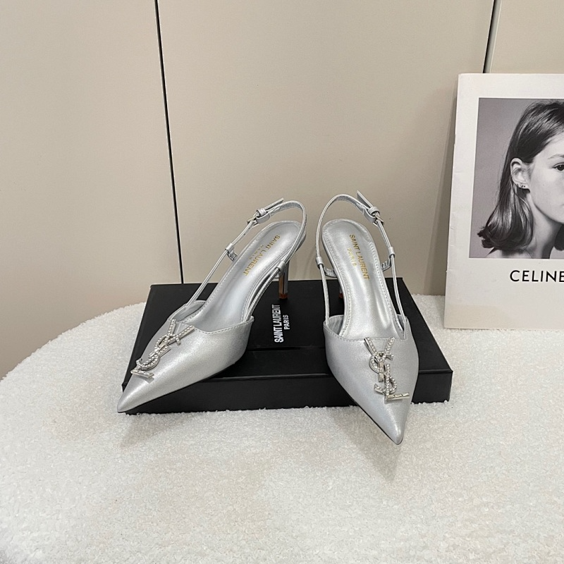MYS2 Synthetic Leather 8CM Slippers Size 35-42 Shoes with Box
