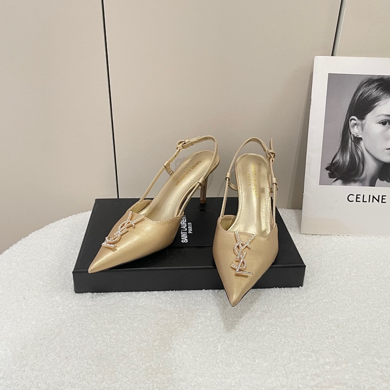 MYS2 Synthetic Leather 8CM Slippers Size 35-42 Shoes with Box