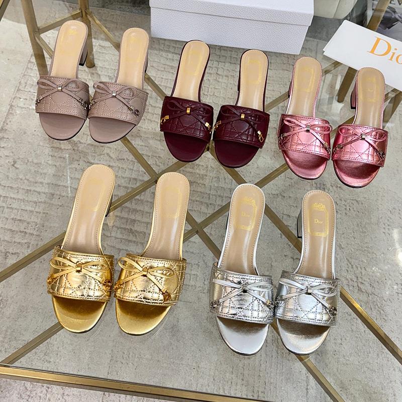 SHDS11 Women 5.5CM Heel slipper Shoes 35-42 with box