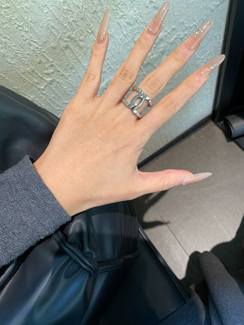 J156  New Fashionable Titanium Steel Ring Jewelry