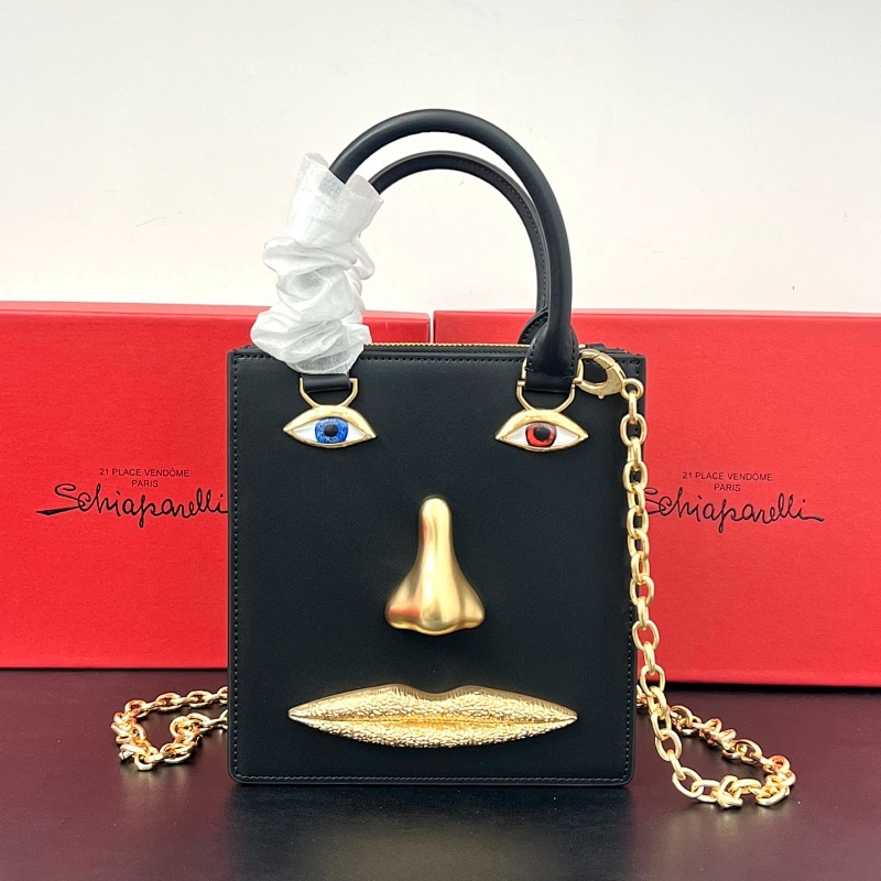 LSP1 Leather shoulder bag 17-15-6CM Hand Bags with Box