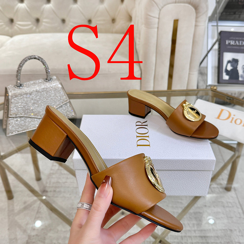 SHDS6 Women 5.5CM Heel slipper Shoes 35-42 with box