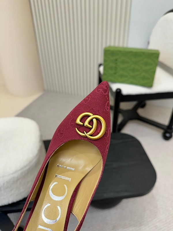 SHGS9 Leather 8.5CM Heel Women 35-42 shoes With box