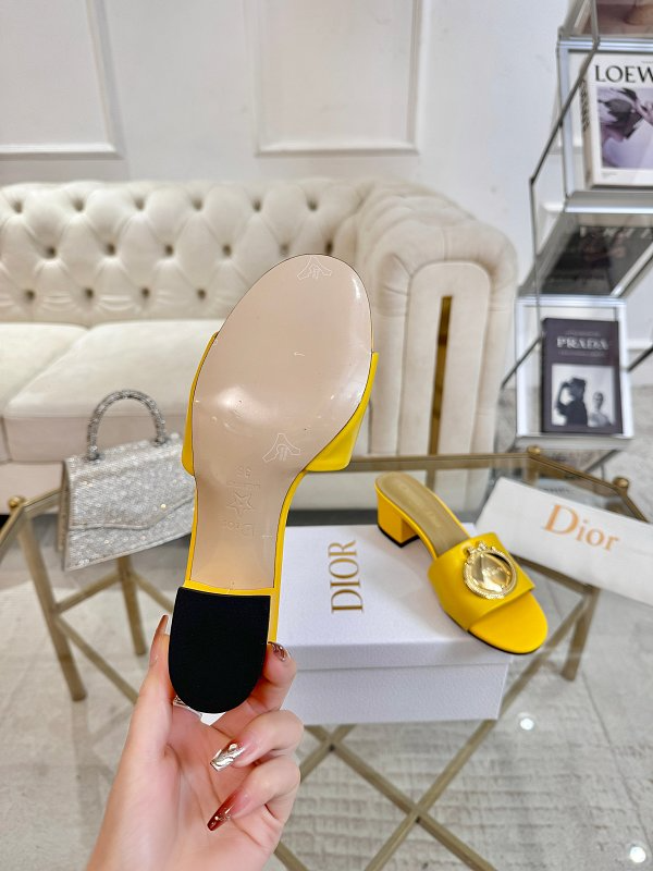 SHDS6 Women 5.5CM Heel slipper Shoes 35-42 with box