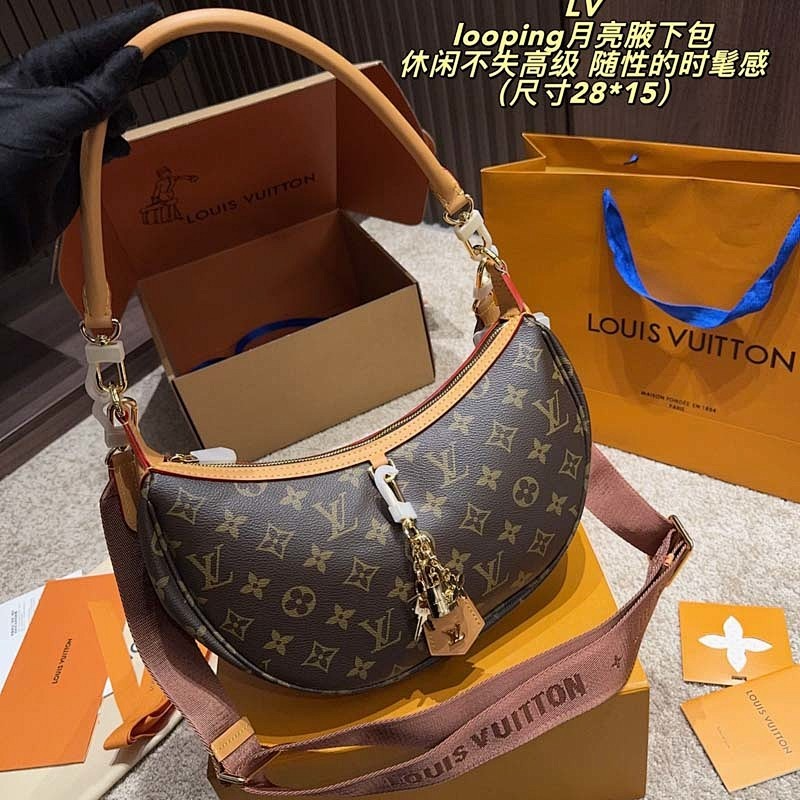 MLP77 Leather bag 28-15CM  Bags with Box