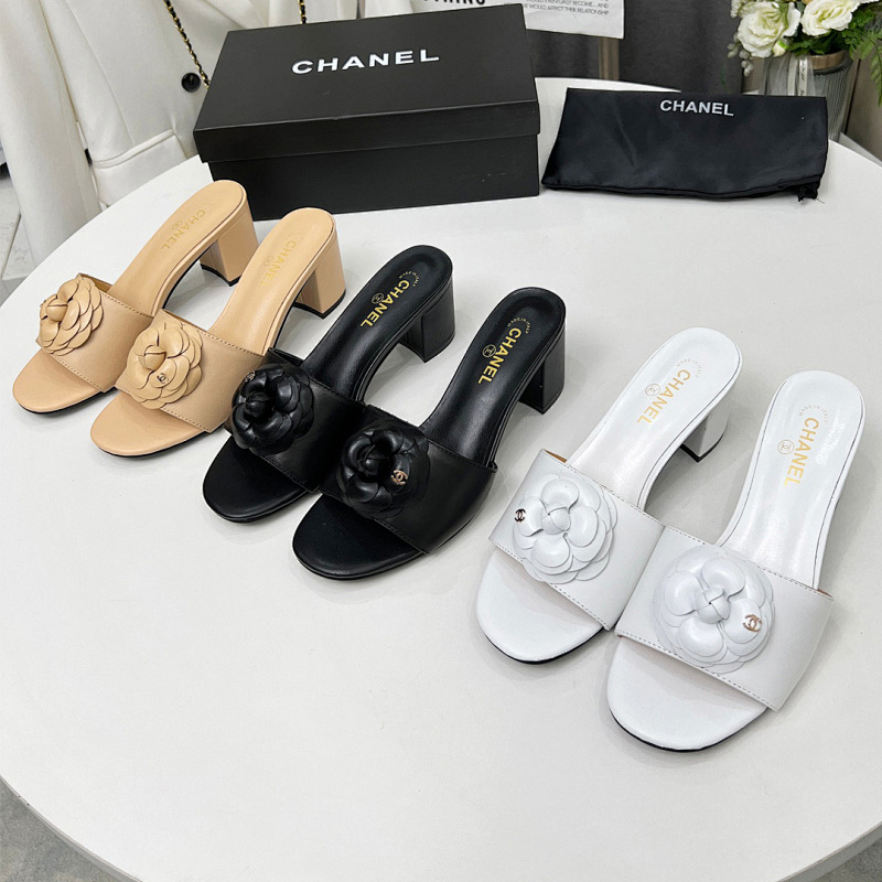 SHCS2 Women Heel slipper Shoes 35-42 with box