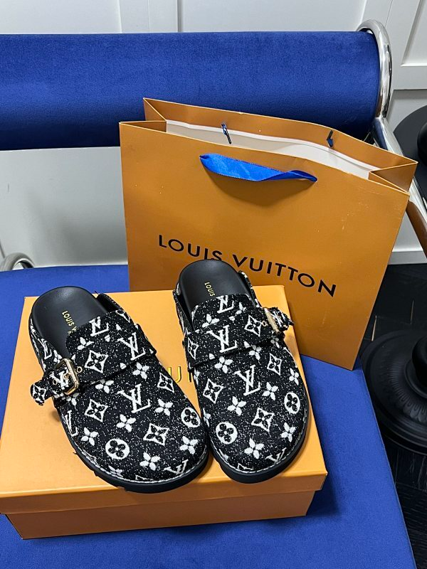 MJLS7 Synthetic Leather slippers Women shoes 35-42 With box