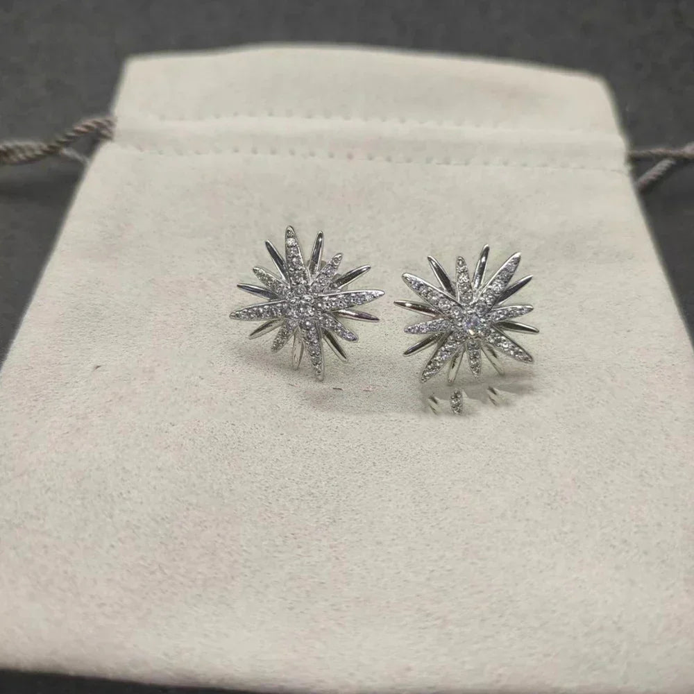 High Quality Fashion Classic 925 Silver Dy New Stud Earrings For Everyday Wear