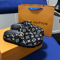 MJLS7 Synthetic Leather slippers Women shoes 35-42 With box