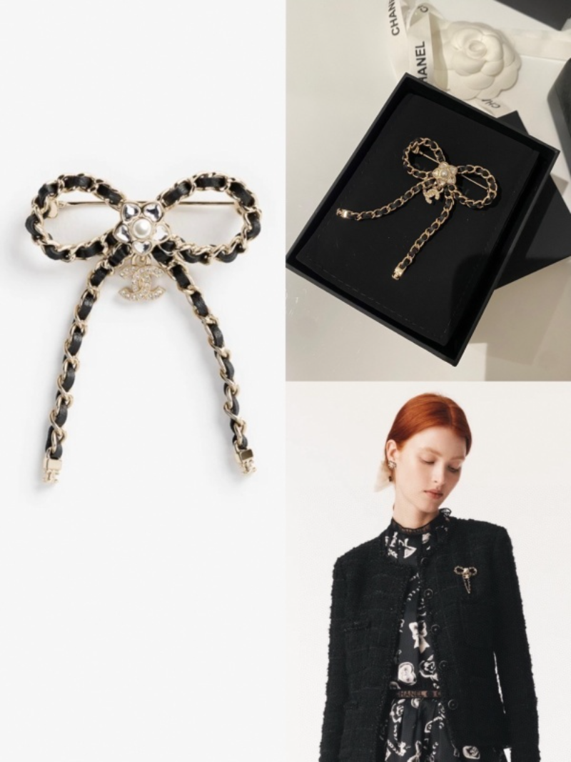 D195   New fashionable brooch bow jewelry