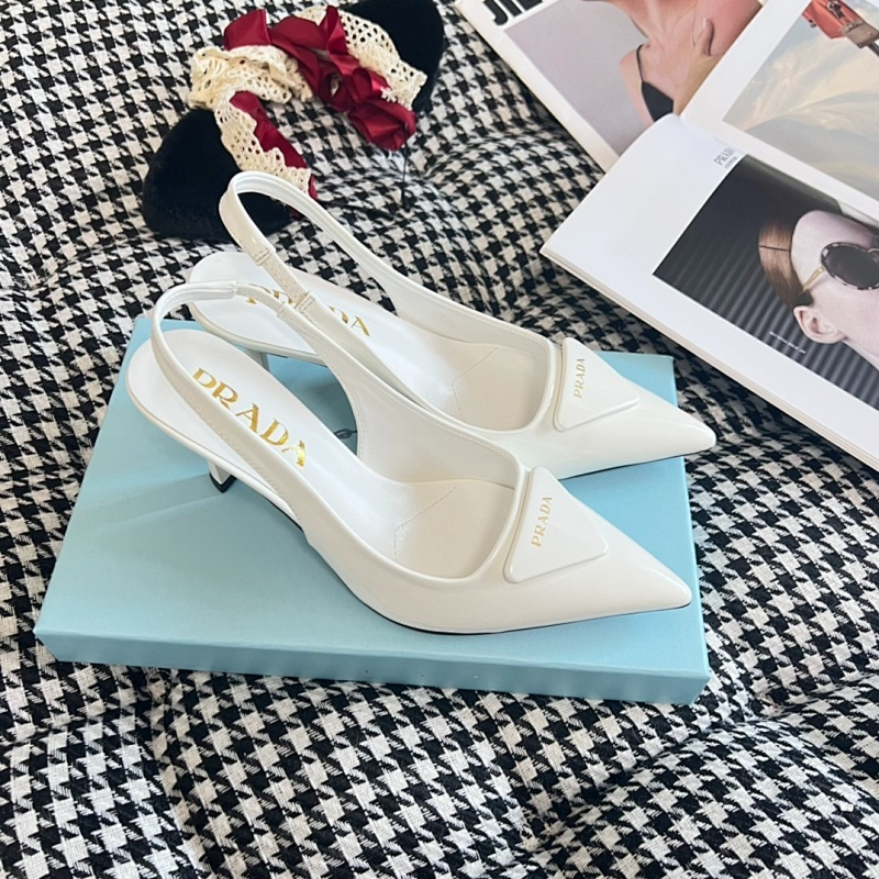 MPS7 Synthetic Leather Heel 7CM Women shoes 35-40 With box