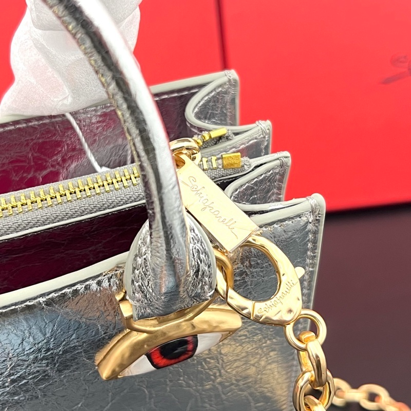 LSP1 Leather shoulder bag 17-15-6CM Hand Bags with Box