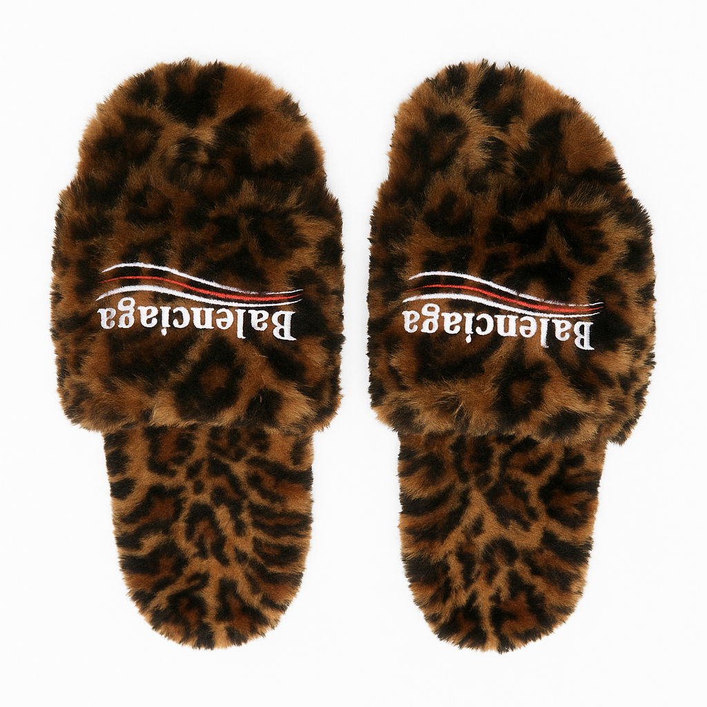 Furry Slide Sandal