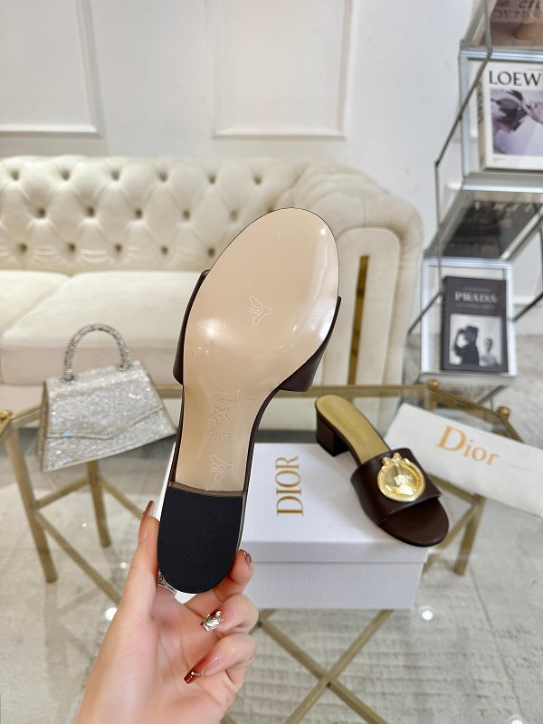 SHDS6 Women 5.5CM Heel slipper Shoes 35-42 with box