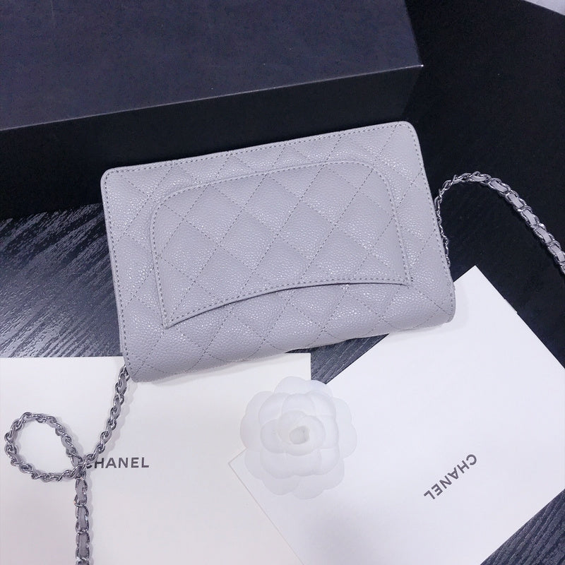 XCP015 Bag leather 19-13-4CM Bag Silver