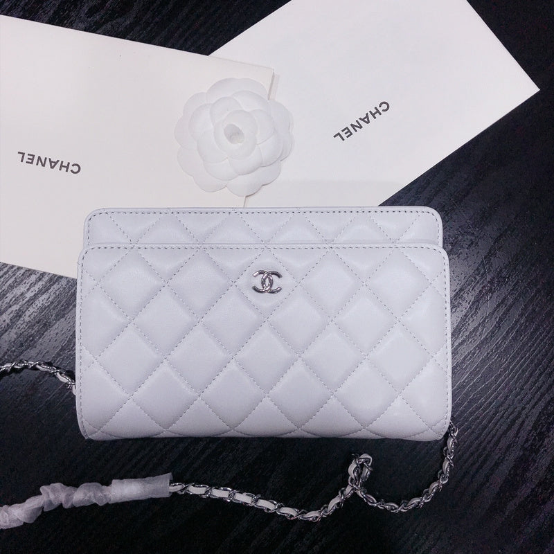 XCP017 Bag leather 19-13-4CM Bag silver logo