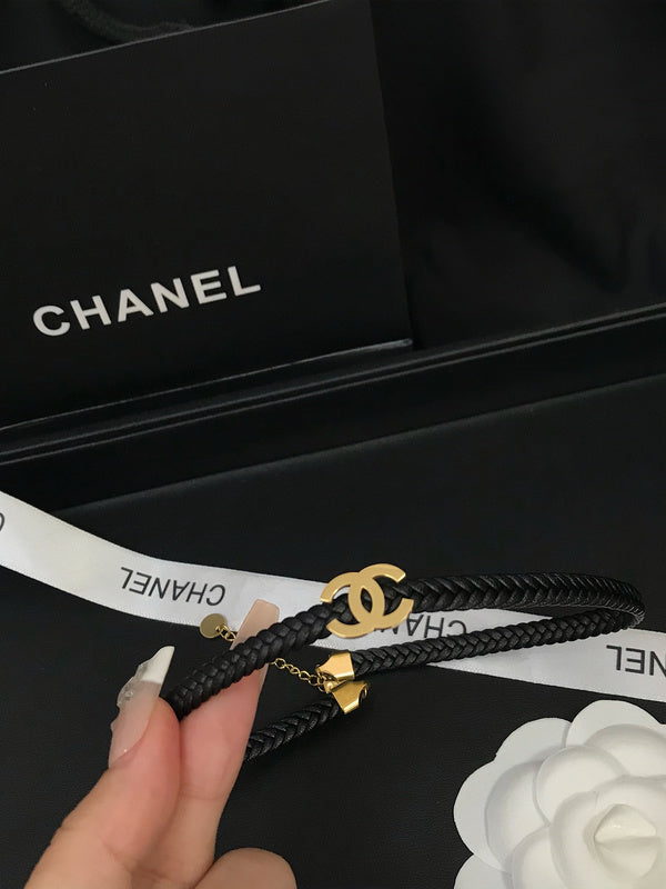 X593    Leather rope necklace for women  Jewelry