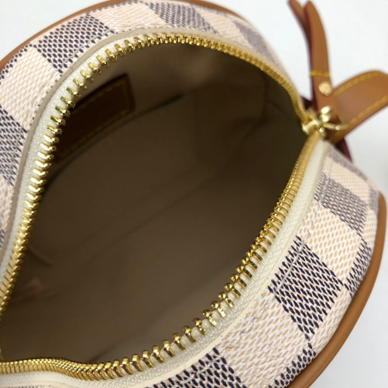 GLP201 Louis Vuitton Classic Women's Shoulder Bag Round Leather Crossbody Bag 18x16x6x5CM