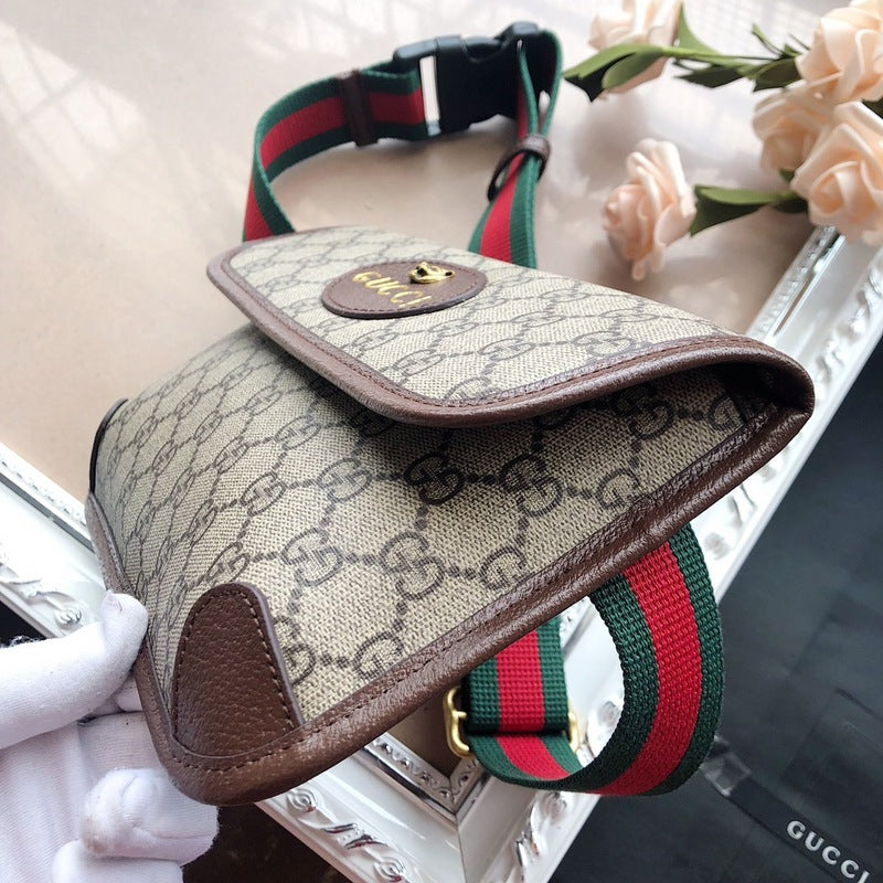 GGP7 Original leather And hardware 24-17-3.5CM for women and men  Bag