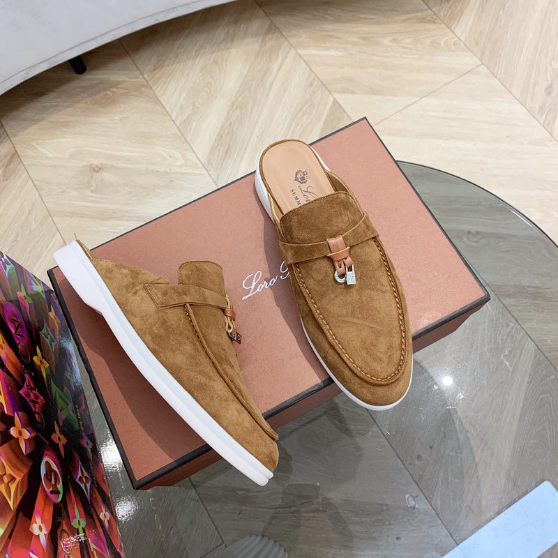 GLS19 Leather shoes Women35-42 Man40-45 Slipper with box