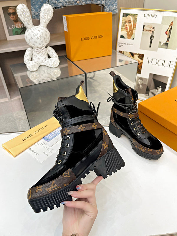 OLS28 Leather Women Shoes 35-42 with box