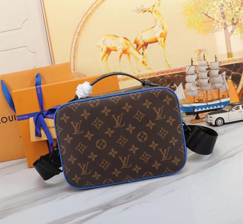 GLP066  High quality leather bag men bag  22 x 18 x 8CM for women and men
