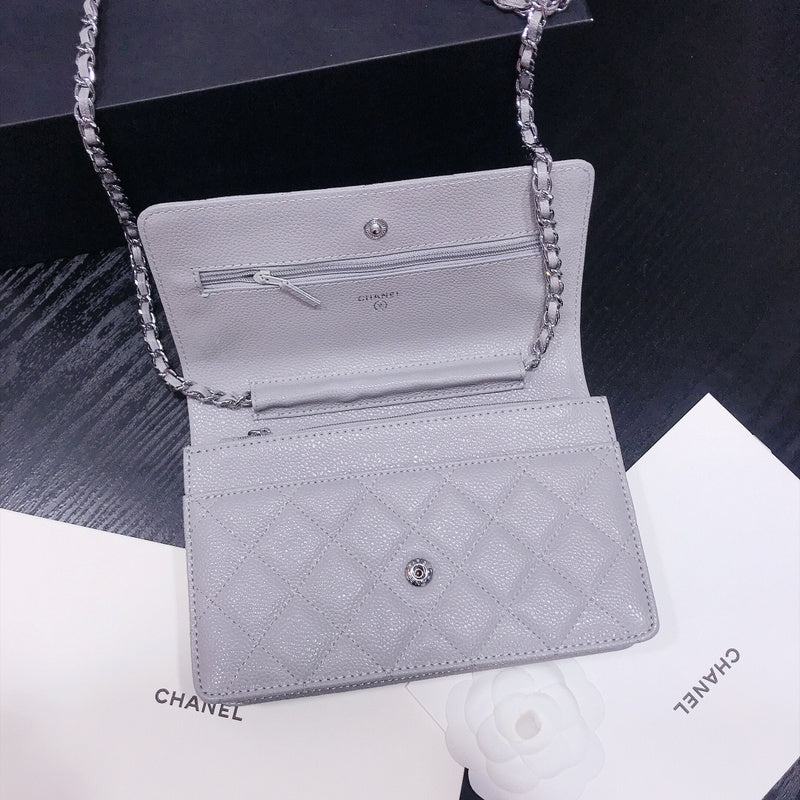 XCP015 Bag leather 19-13-4CM Bag Silver