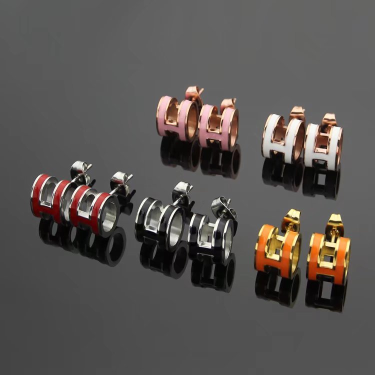 HE04 Fashion New Style Earring Jewelry H earring for women
