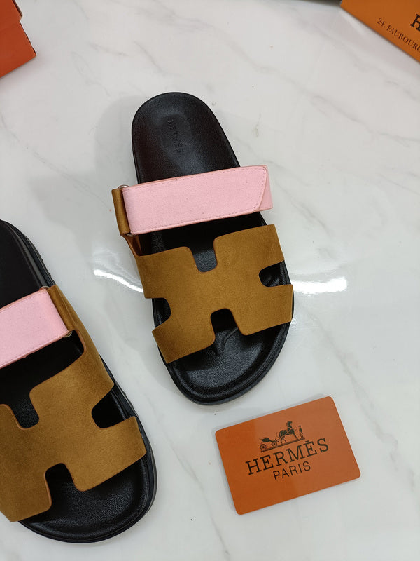 MJHS0 Leather slippers Man and Women shoes 35-44 With box