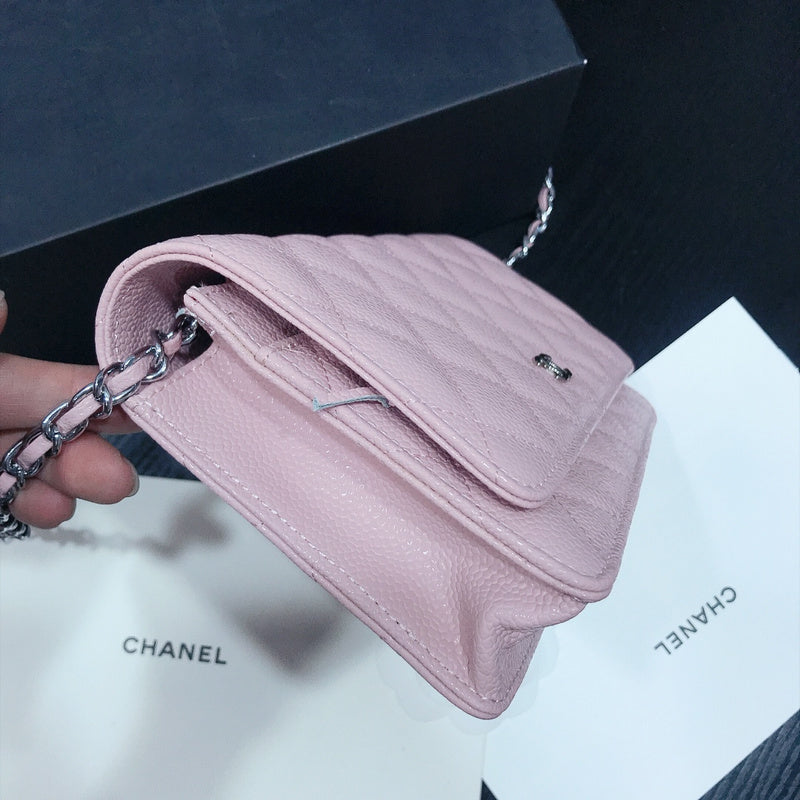 XCP015 Bag leather 19-13-4CM Bag Silver