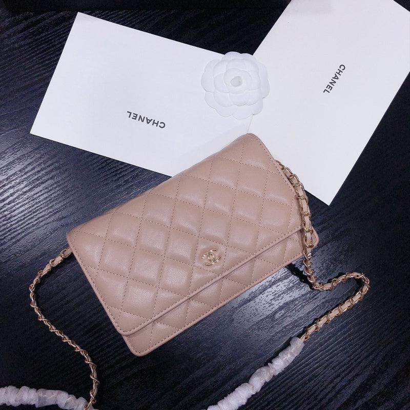 XCP018 Bag leather 19-13-4CM Bag Gold