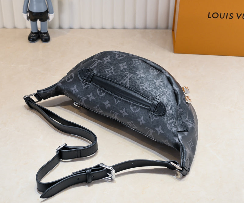 LLP55 Leather Bag 37x14x13CM Shoulder  for women and men  Bags