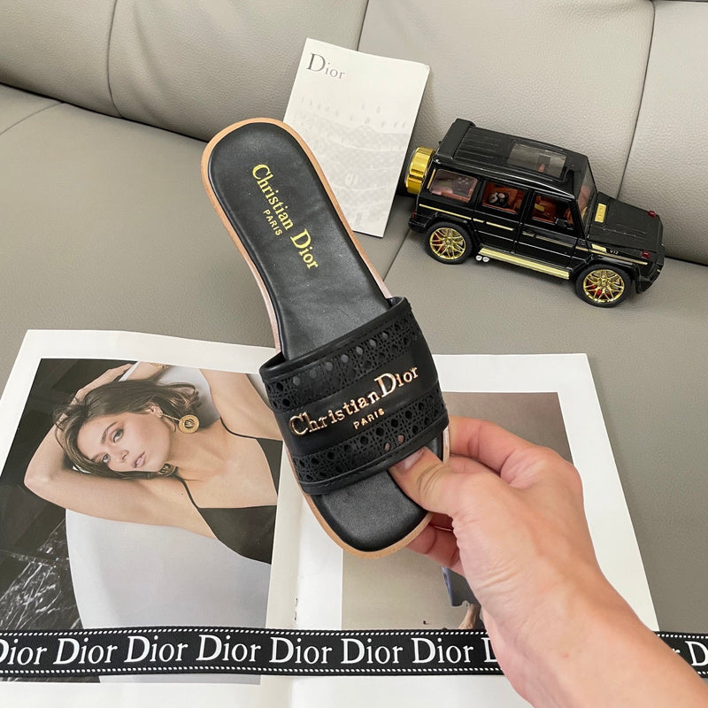 MBDS1 Leather Slippers Size 35-41 Shoes with Box